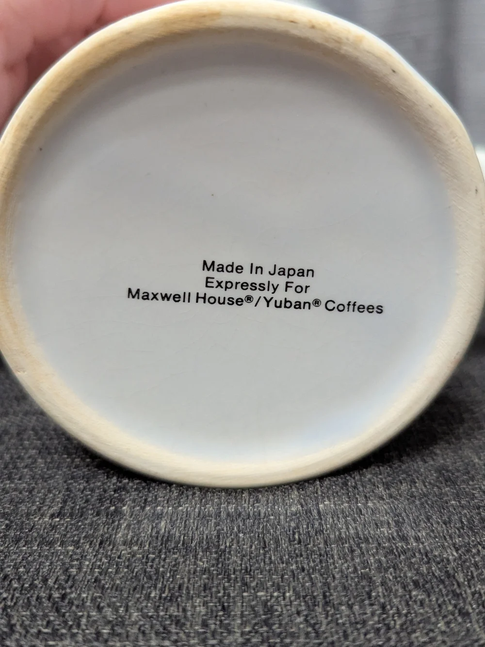 Vintage Maxwell House Yuban Coffee Mug Made In Japan Good Old Fashioned Flavor